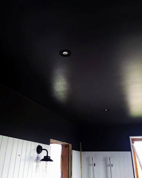 Black Painted Ceiling
