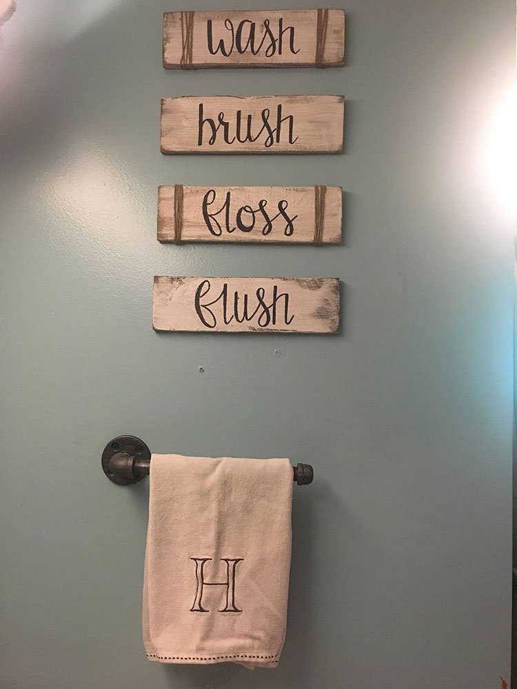 Basic Bathroom Activities Sign
