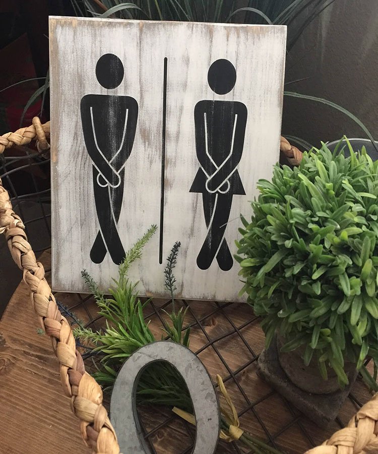 Funny Bathroom Gender Sign