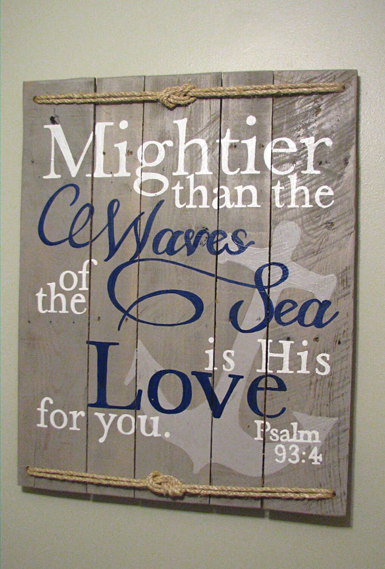 Nautical Bath Sign