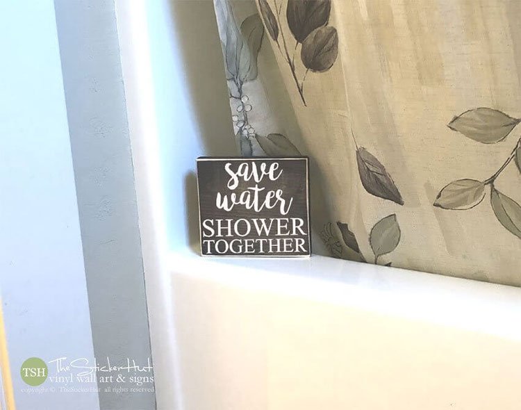 The Sticker Hut Bathroom Sign