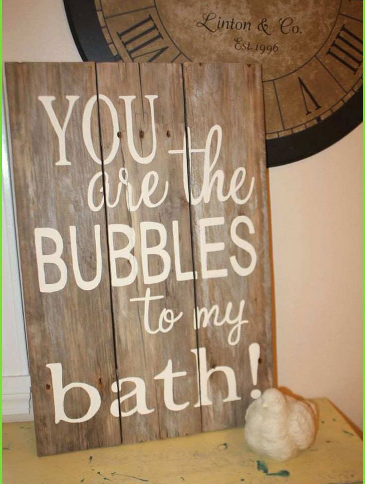 Romantic Bath Sign