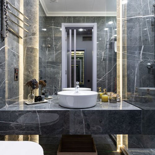 30+ Dark Grey Vanity Bathroom Ideas for a Modern, Sophisticated Look