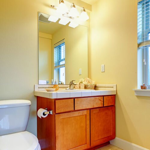 35+ Yellow and Grey Bathroom Ideas for a Bold, Stylish Space