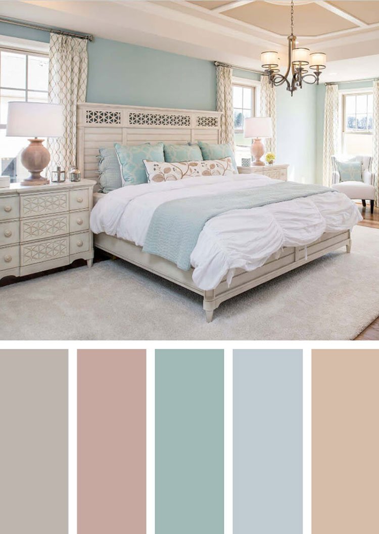 Cottage Looking Suite With Icy Palette