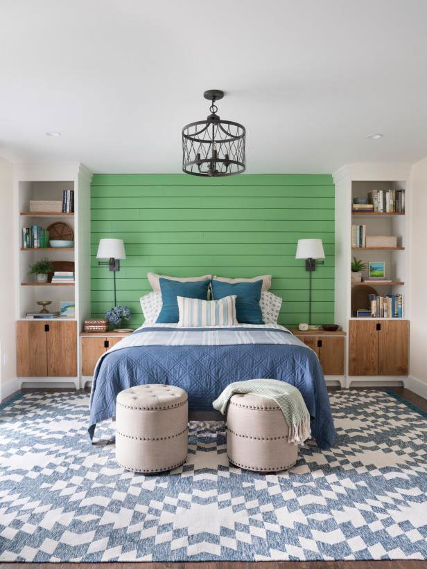 Green And Blue Makeover For Dreamy Bedroom
