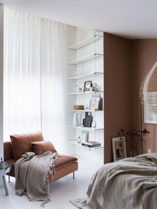 Pair Up Contrasting Brown And White To Make A Combination