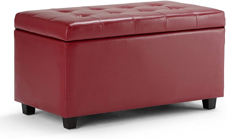 Rectangle Lift Top Ottoman