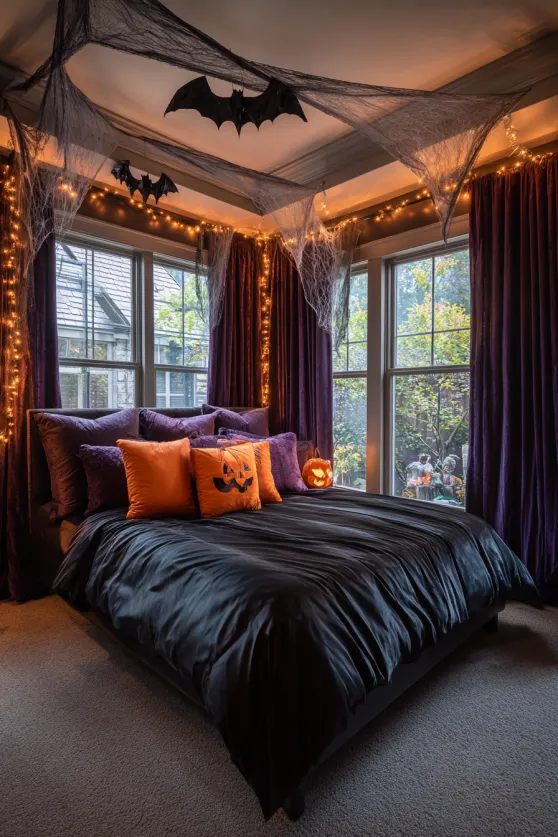 Classic Halloween Bedroom Sanctuary