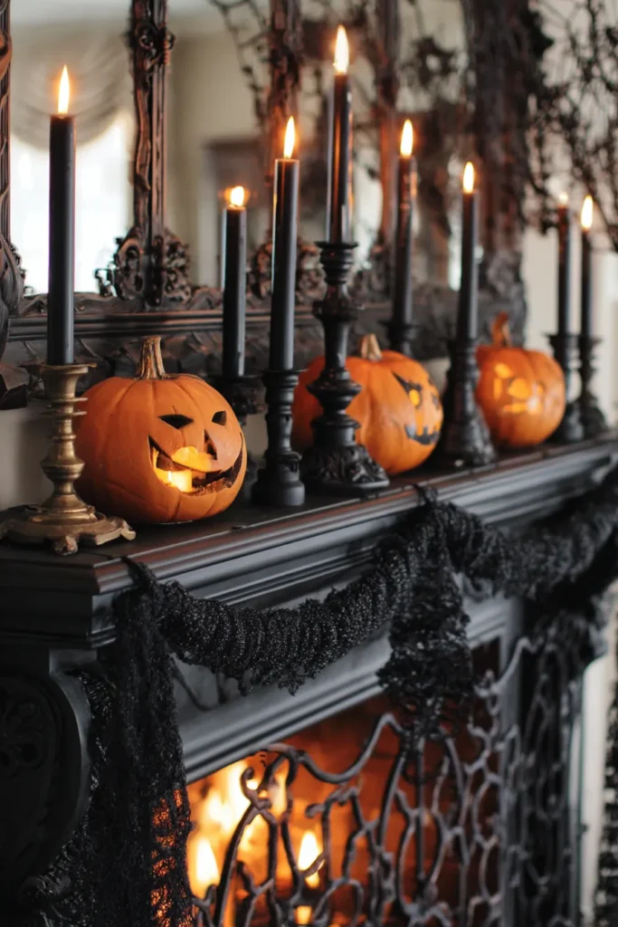 Classic Orange & Black Elegance