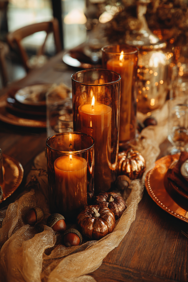 Candlelit Autumn Elegance
