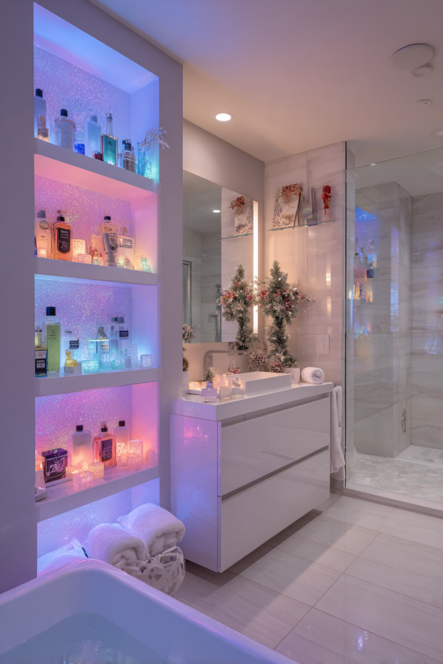 Chromotherapy Spa Geometric Bathroom Display