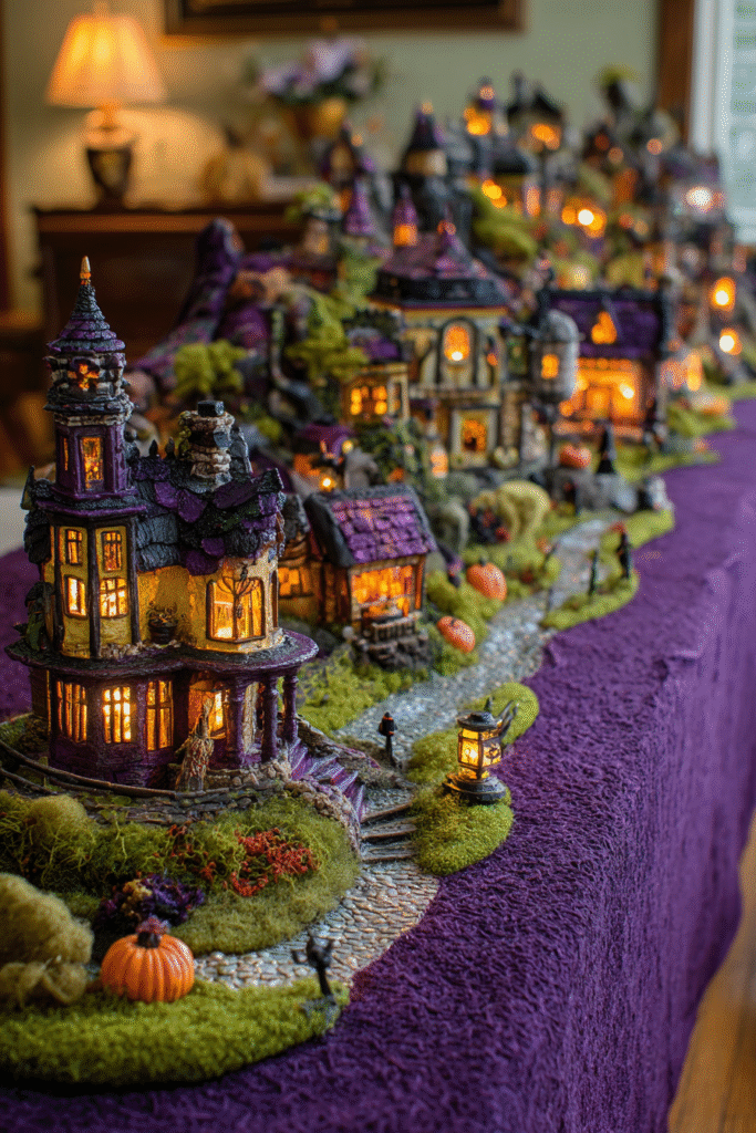 Witch Village Miniature Scene