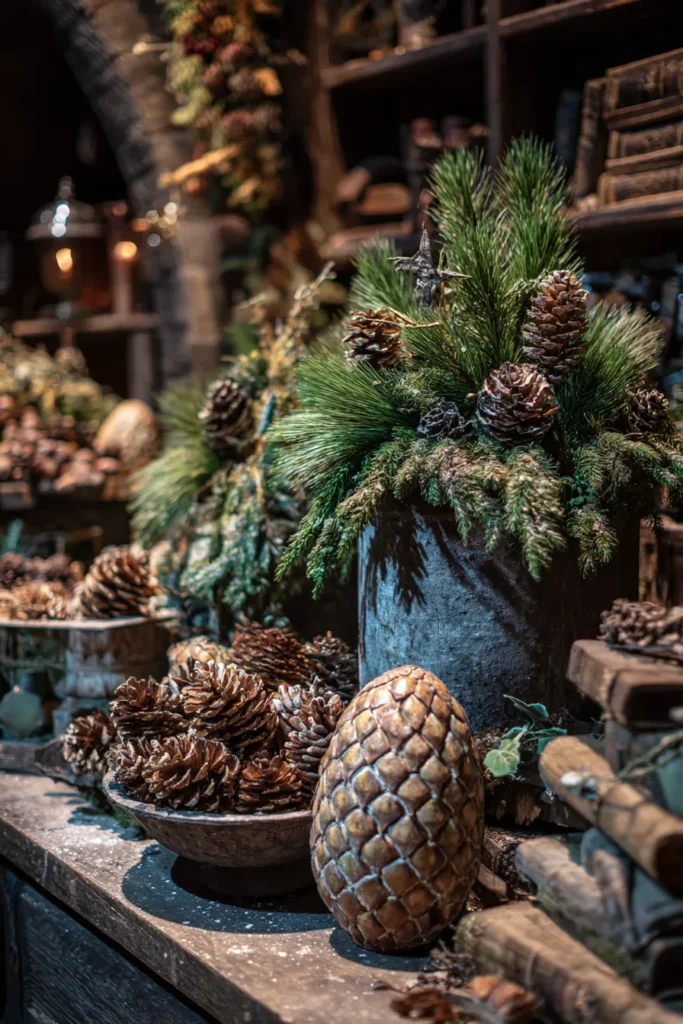Display Oversized Pinecones Dragon Eggs