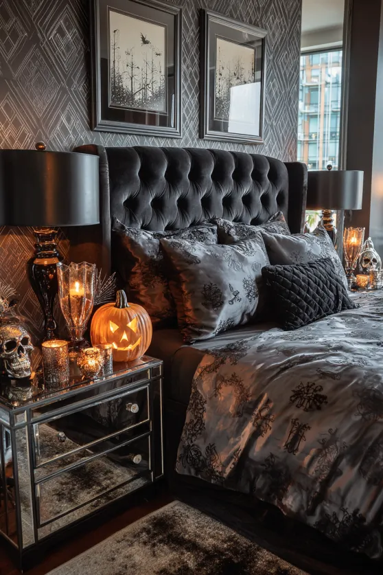 1920s Glam Halloween Bedroom