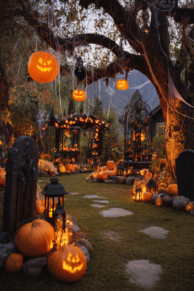 Backyard Halloween Spooky Graveyard Entertainment