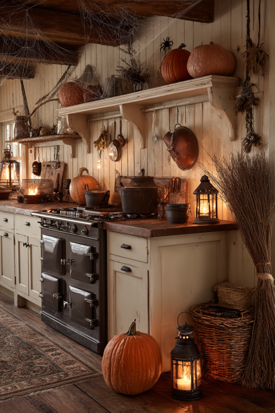 Farmhouse Overhead Pumpkin Terror