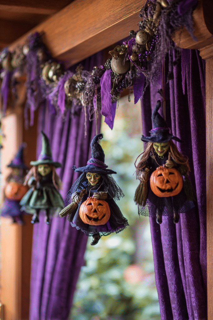 Hanging Witch Garland