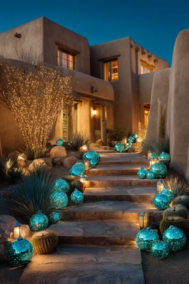 Southwestern Adobe Turquoise Silver Styling