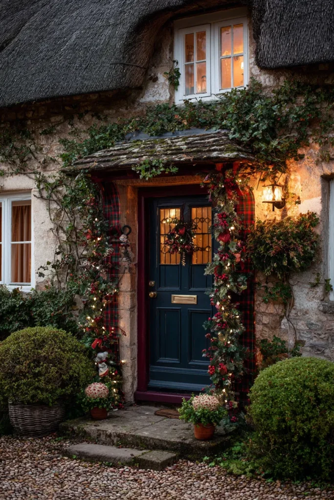 Arrange Holly Ivy with Tartan