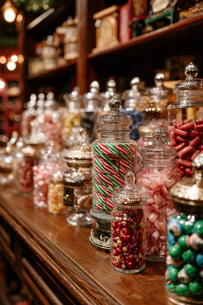 Fill Glass Jars with Candies