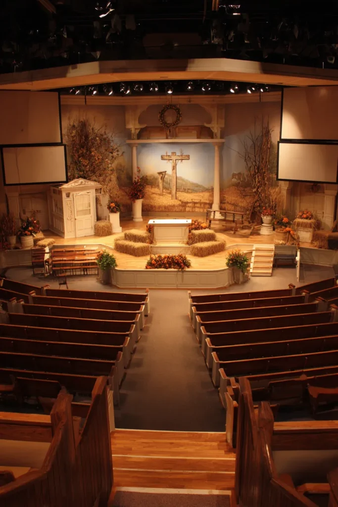 Children's Thanksgiving Play Setup