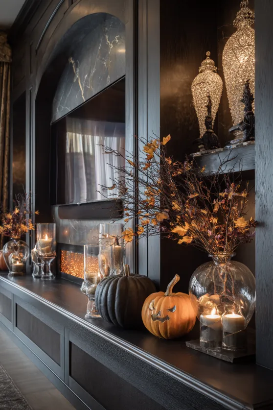 Luxury Halloween TV Built-In Display