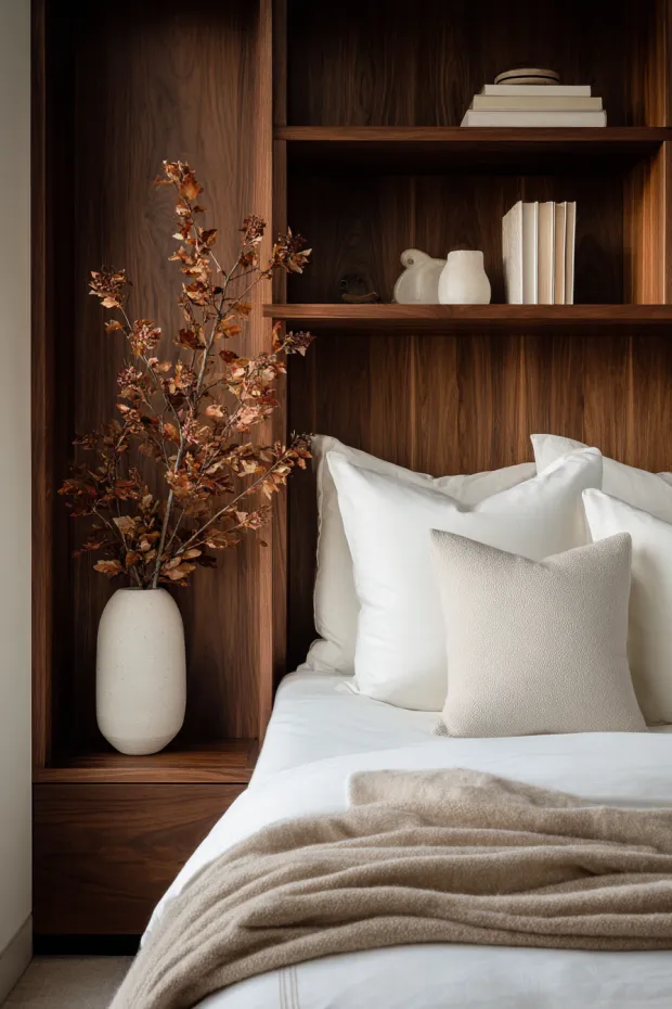 Luxury Minimalist Fall Bedroom Sophistication