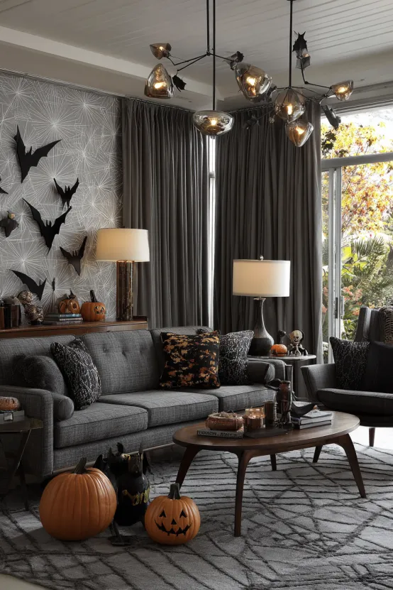 Mid-Century Modern Halloween Style