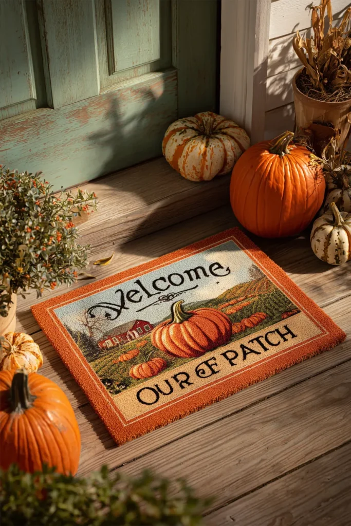 Pumpkin Patch Halloween Welcome Display