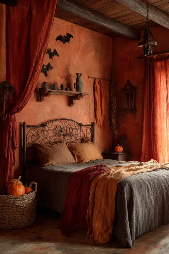 Rustic Terracotta Halloween Haven