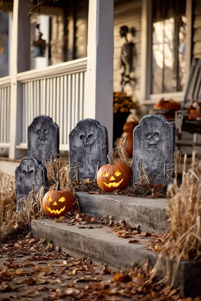 Tombstone Porch Border