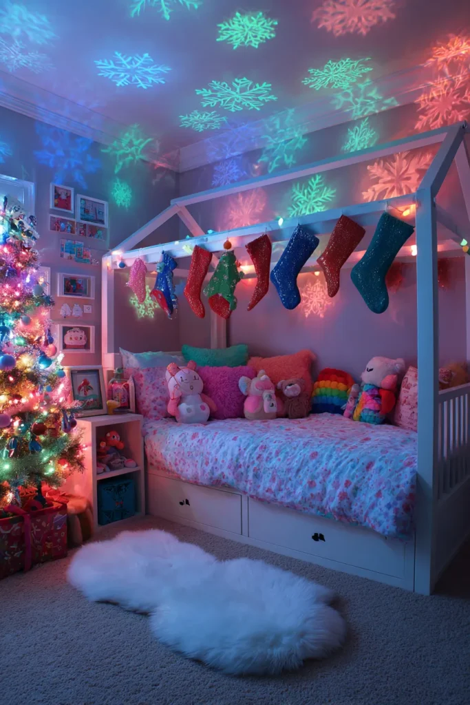 Children's Christmas Bedroom Magic Creation