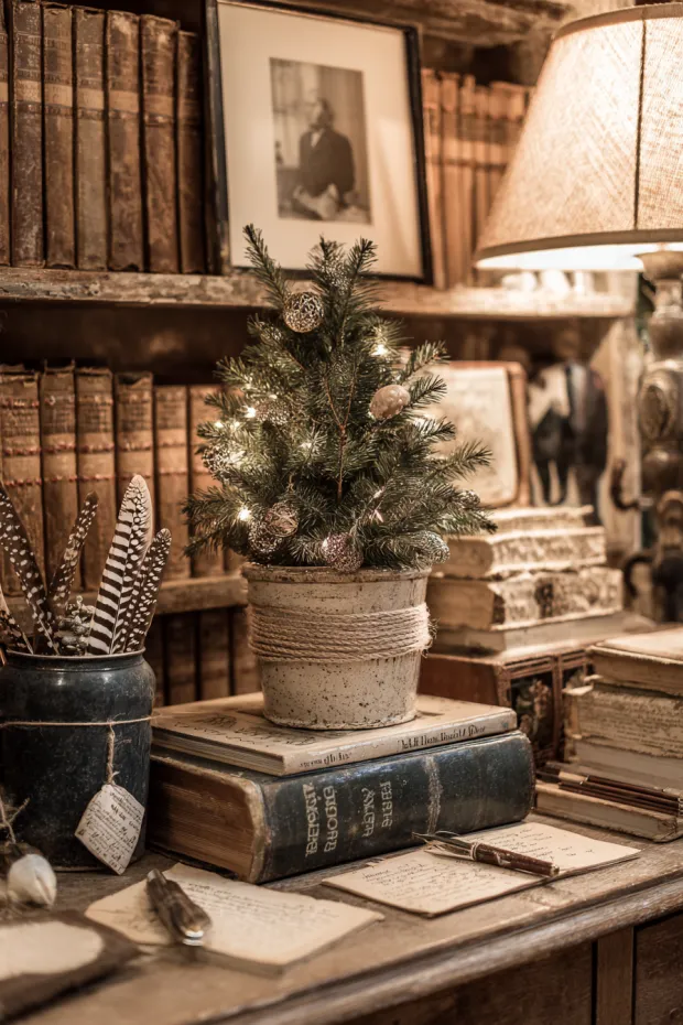 Crockery Pot Book Page Ornaments