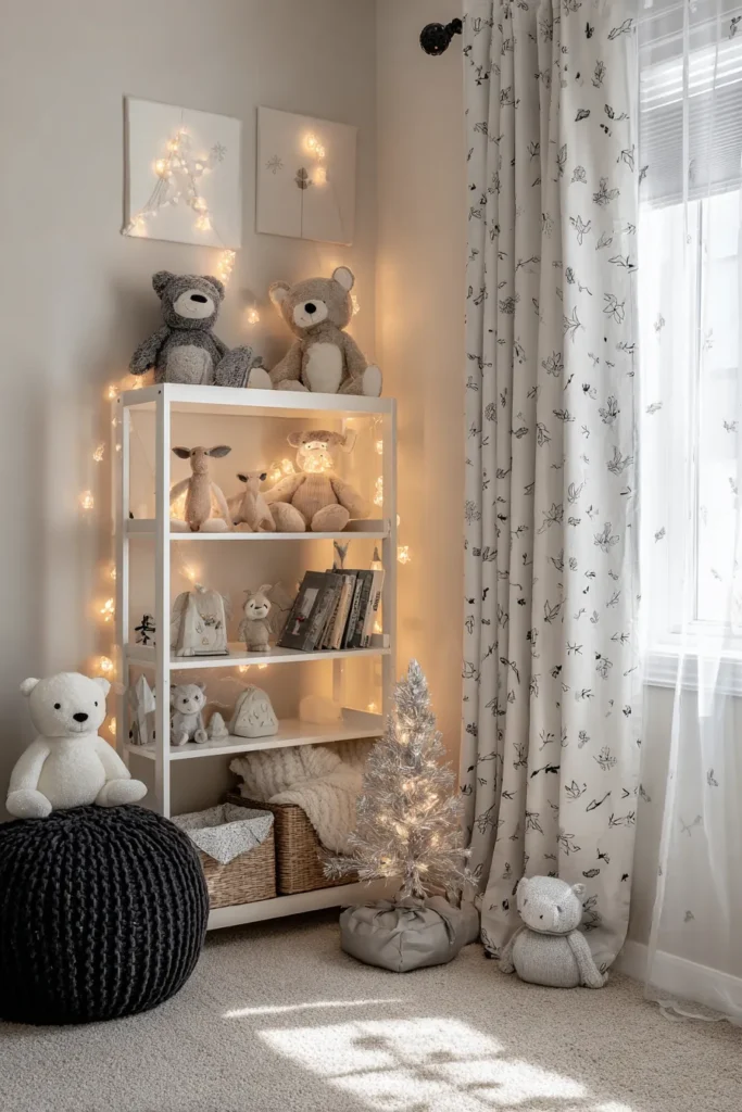 Gentle Nursery Noel- Baby-Safe Soft White Christmas Bedroom