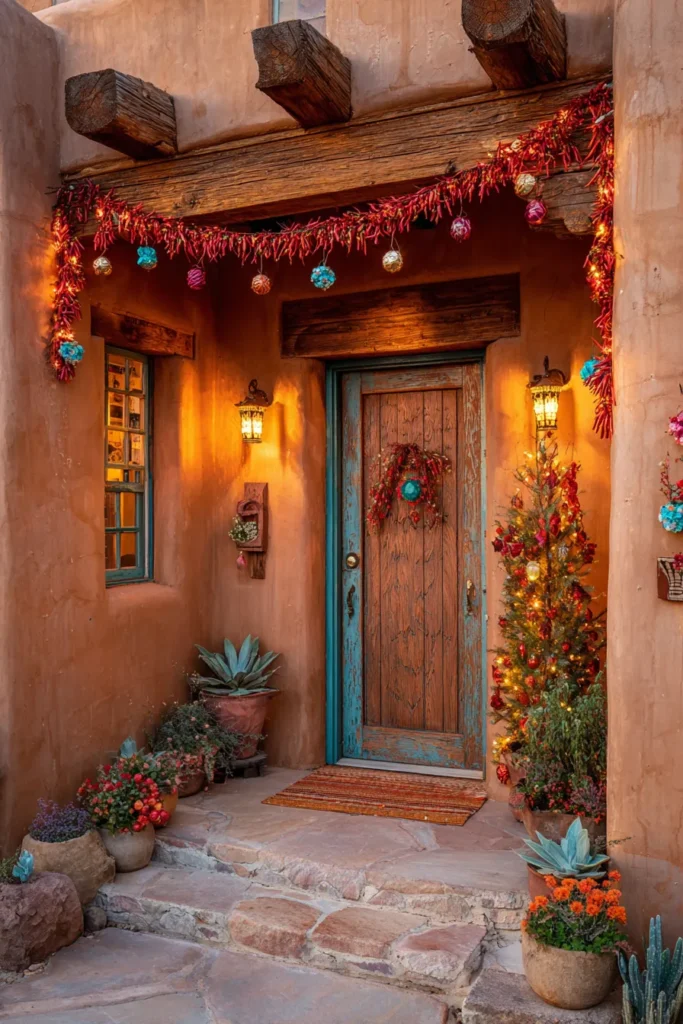 Mix Chili Peppers with Turquoise