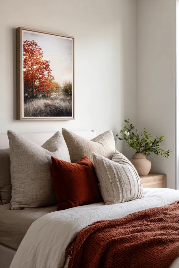 Artistic Minimalist Fall Bedroom Gallery