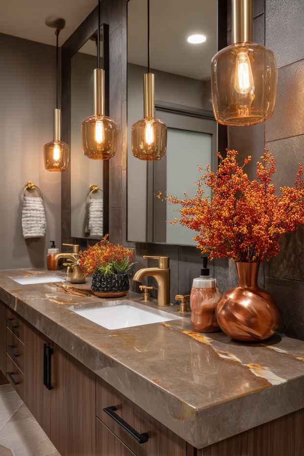 Pendant Light Fall Bathroom Illumination