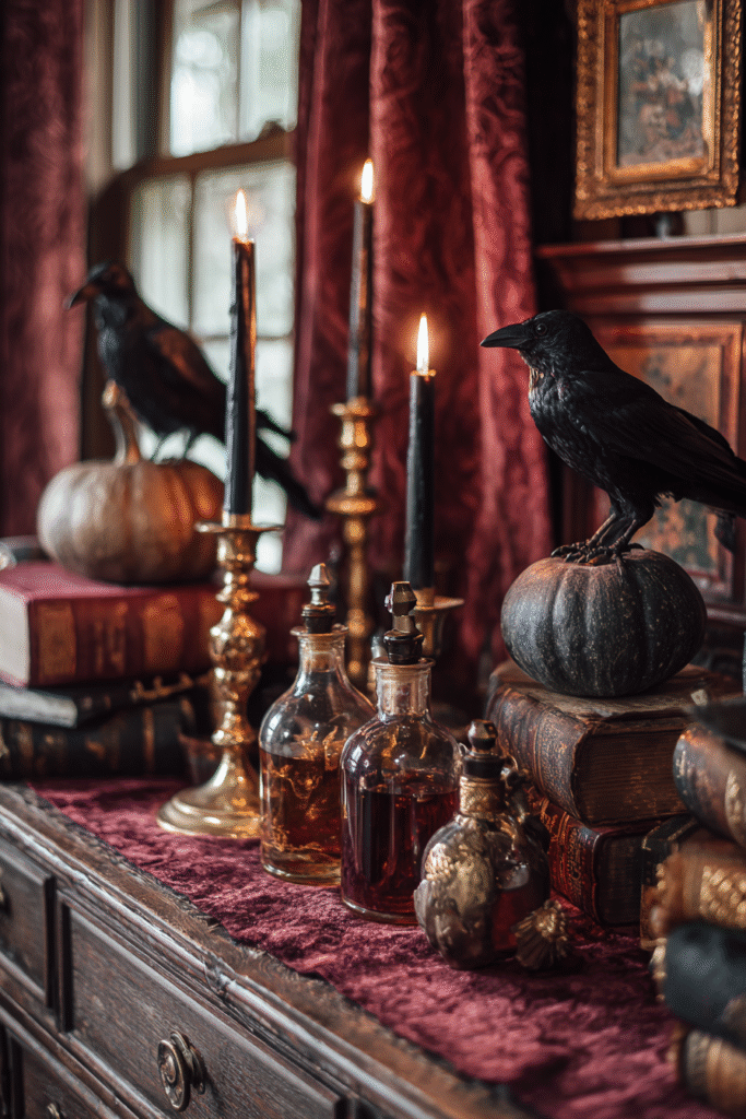 Vintage Witch Cottage Corner