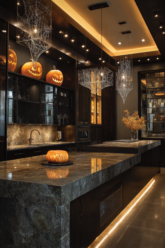 Luxury Ceiling-Height Haunted Cabinets