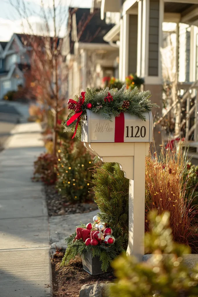 Mailbox Christmas Neighborhood Charm