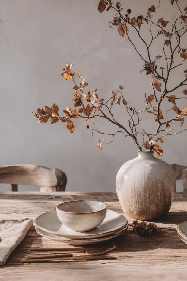 Minimalist Rustic Autumn Zen