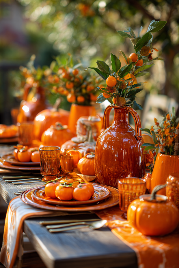 Bold Orange Autumn Abundance