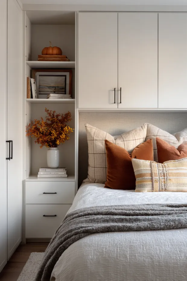 Minimalist Fall Bedroom Storage Solutions