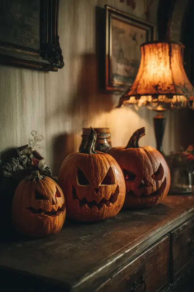 Teen Bedroom Terror: Spine-Tingling Hand-Carved Pumpkins
