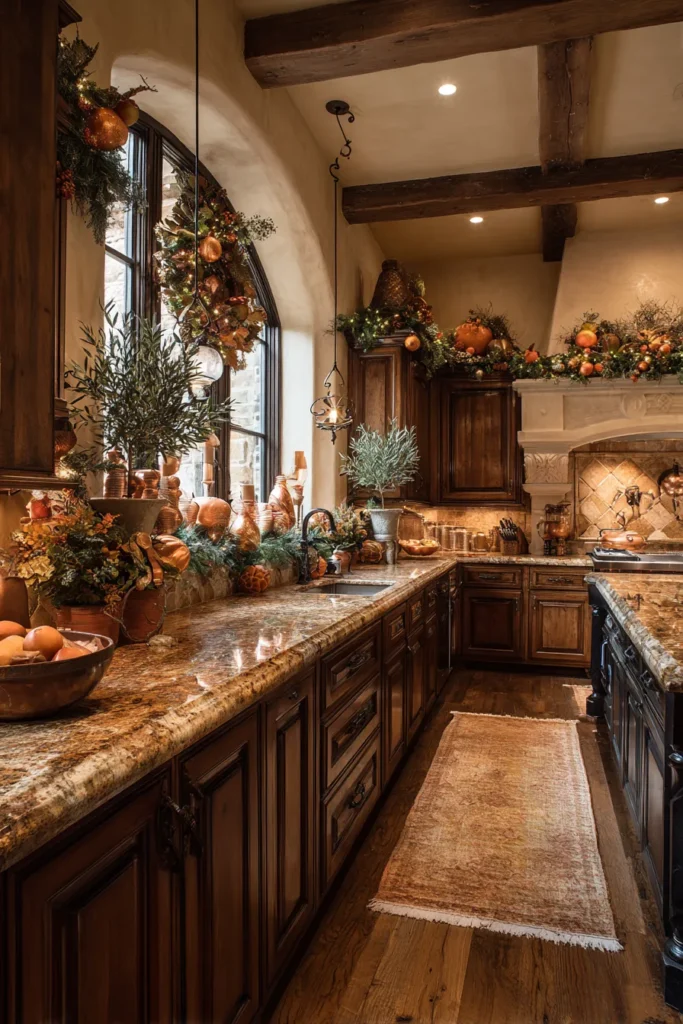 Display Terracotta and Olive Branches