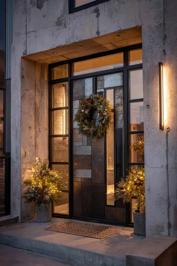 Install Brushed Metal Industrial Wreaths