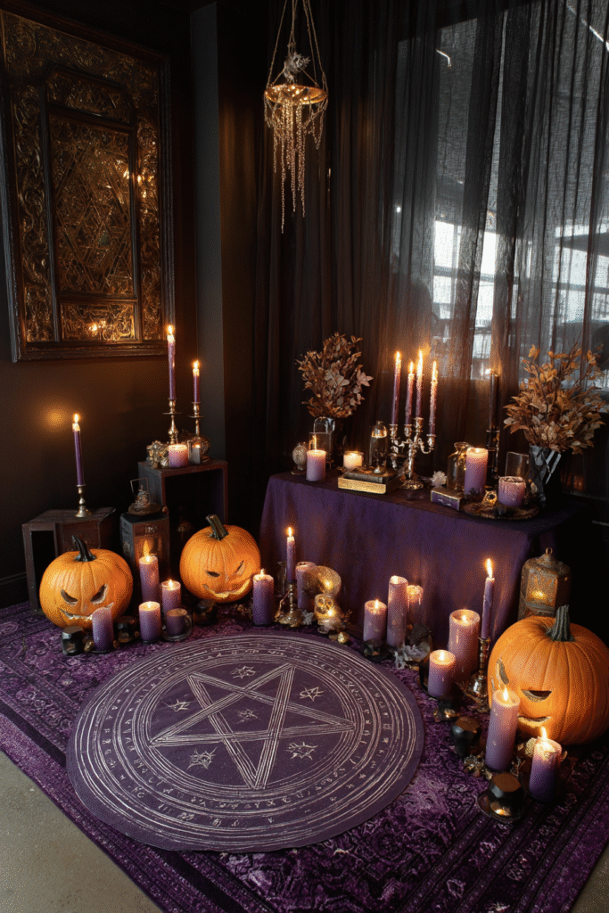 Witch Spell Circle Setup