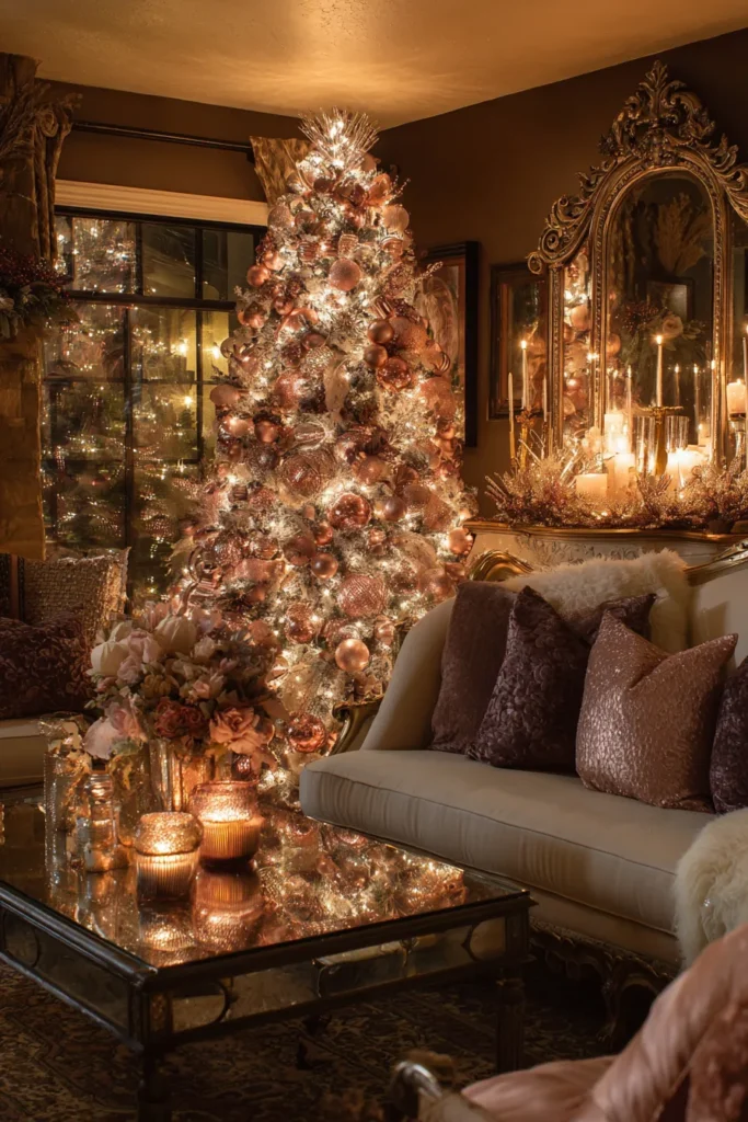 Display Glamorous Rose Gold Metallics