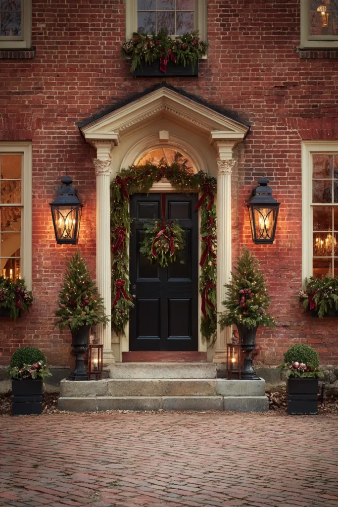 Style Symmetrical Evergreen Formal Arrangements
